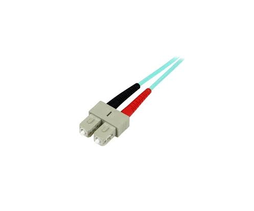StarTech.com Cable Patch de Fibra LSZH Duplex Multimodo Aqua 50/125 10 Gb 2m LC - SC