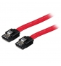 StarTech.com Cable SATA con Cierre de Seguridad de 12 pulgadas - 0.304m Rojo