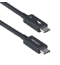 StarTech.com Cable Thunderbolt 5 de 80cm - Cable Thuderbolt Certificado - 80Gbps Hasta 120Gbps - Entrega de Alimentación PD de 240W - 8K 60Hz - Compa