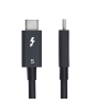 StarTech.com Cable Thunderbolt 5 de 80cm - Cable Thuderbolt Certificado - 80Gbps Hasta 120Gbps - Entrega de Alimentación PD de 240W - 8K 60Hz - Compa