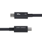 StarTech.com Cable Thunderbolt 5 de 80cm - Cable Thuderbolt Certificado - 80Gbps Hasta 120Gbps - Entrega de Alimentación PD de 240W - 8K 60Hz - Compa