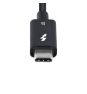 StarTech.com Cable Thunderbolt 5 de 80cm - Cable Thuderbolt Certificado - 80Gbps Hasta 120Gbps - Entrega de Alimentación PD de 240W - 8K 60Hz - Compa