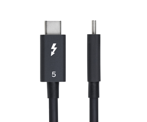 StarTech.com Cable Thunderbolt 5 de 80cm - Cable Thuderbolt Certificado - 80Gbps Hasta 120Gbps - Entrega de Alimentación PD de 240W - 8K 60Hz - Compa