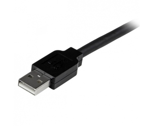 StarTech.com Cable USB 2.0 de Extensión Alargador Activo de 5 metros - Macho a Hembra - Negro