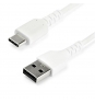 StarTech.com Cable usb 2.0 tipo-a macho a usb tipo-c macho 2m blanco RUSB2AC2MW