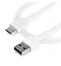 StarTech.com Cable usb 2.0 tipo-a macho a usb tipo-c macho 2m blanco RUSB2AC2MW