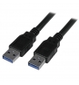 StarTech.com Cable USB 3.0 Usb A a Usb A Macho a Macho de 3m negro 