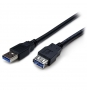 StarTech.com Cable USB 3.1 de 2m Extensor Alargador - USB A Macho a USB A Hembra - negro 