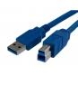 StarTech.com Cable USB 3.1 SuperSpeed de 1 metro - Usb A Macho a Usb B Macho azul 