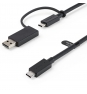 StarTech.com cable USB 3.2 Gen 2 (3.1 Gen 2) USB C 1 m Negro