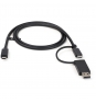 StarTech.com cable USB 3.2 Gen 2 (3.1 Gen 2) USB C 1 m Negro
