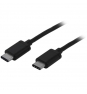 StarTech.com Cable USB-C de 2m - USB 2.0 - Macho a Macho - Negro