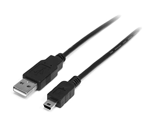 StarTech.com Cable USB de 1m para Cámara - USB A Macho a Mini USB B Macho - Adaptador Negro