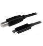 StarTech.com Cable USB Tipo-C a USB tipo-B Macho a Macho de 1m - USB 2.0 - Negro