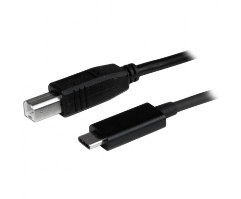 StarTech.com Cable USB Tipo-C a USB tipo-B Macho a Macho de 1m - USB 2.0 - Negro