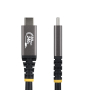StarTech.com Cable USB4 1,5m - Cable USB-C Certificado USB-IF - 80Gbps - Cable USB Tipo C - PD de 240W - 8K120/4K240 - DP 2.1 - DP80 - Recubrimiento d