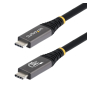 StarTech.com Cable USB4 1m - Cable USB-C Certificado USB-IF - 80Gbps - Cable USB Tipo C - PD de 240W - 8K120/4K240 - DP 2.1 - DP80 - Recubrimiento de 
