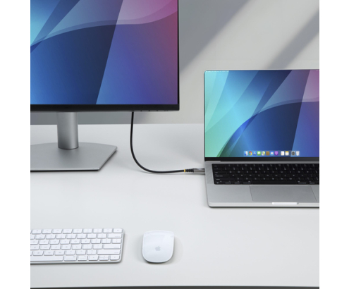 StarTech.com Cable USB4 1m - Cable USB-C Certificado USB-IF - 80Gbps - Cable USB Tipo C - PD de 240W - 8K120/4K240 - DP 2.1 - DP80 - Recubrimiento de 