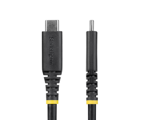 StarTech.com Cable USB4 2m - Cable USB-C Certificado USB-IF - 20Gbps - PD 240W EPR - 4K120 - DP 1.4 - Cable USB Tipo C - Recubrimiento de TPE - Negro