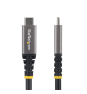 StarTech.com Cable USB4 3m - Cable USB-C Certificado USB-IF - 20Gbps - PD 240W EPR - 4K120 - DP 2.1 - Cable USB Tipo C - Recubrimiento de TPE - Negro