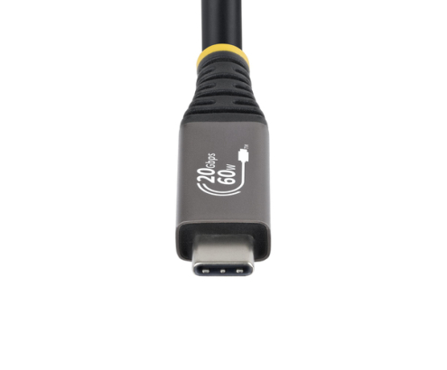 StarTech.com Cable USB4 3m - Cable USB-C Certificado USB-IF - 20Gbps - PD 240W EPR - 4K120 - DP 2.1 - Cable USB Tipo C - Recubrimiento de TPE - Negro