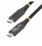 StarTech.com Cable USB4 de 1m - Cable USB Tipo C Certificado USB-IF - Cable USB-C de 40G - PD 3.1 EPR de 240W - 8K 60Hz - Compatible con Puertos Thund