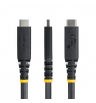 StarTech.com Cable USB4 de 1m USB-C - Cable USB Tipo C - Cable DP 2.1 - DP40 - Certificado USB-IF - Compatible con Thunderbolt 4 40Gbps - 8K60Hz/4K240