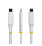 StarTech.com Cable USB4 de 1m USB-C - Cable USB Tipo C - Cable DP 2.1 - DP40 - Certificado USB-IF - Compatible con Thunderbolt 4 40Gbps - 8K60Hz/4K240