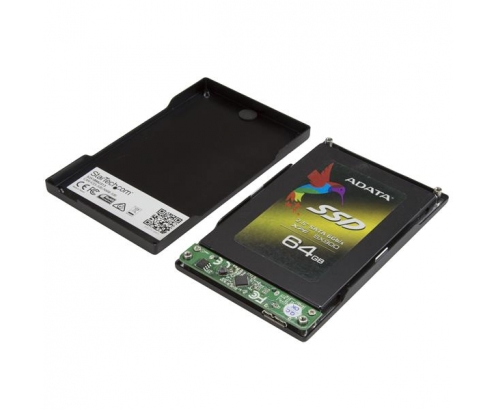 StarTech.com Caja 2.5 USB 3.1 Gen 2 de 1 bahÍa SATA III - Negro S251BMU313