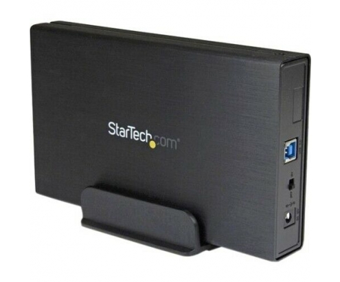 StarTech.com Caja 3.5 USB 3.1 Carcasa de Disco Duro SATA 3 III 6Gbps Externo con UASP - Aluminio Negro