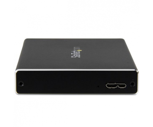 StarTech.com Caja USB 3.0 con UASP Universal para Disco Duro SATA III o IDE PATA de 2,5 Pulgadas - Negro