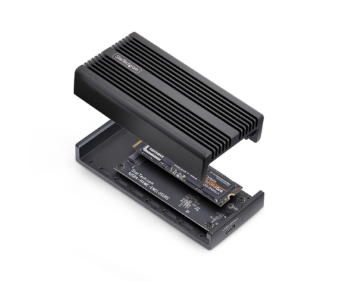 StarTech.com Caja USB4 NVMe M.2 - 40Gbps - Caja USB Tipo C para SSD - Caja Thunderbolt para SSD NVMe - Caja Externa para Unidad de Disco - B+M/M-Key
