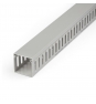 StarTech.com Canaleta para Cableado con Ranura Abierta y Tapa, 50 mm An x 50 mm Al - 2 m Lar - Ranuras de 8 mm, Cubierta de PVC o Conducto de Pared pa