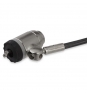 StarTech.com Candado con Cable para Portátil - con Traba de Ranura (Tipo K) - con Llave - Negro Plata