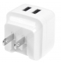 StarTech.com Cargador de Pared USB 2.0 de 2 Puertos para Tablets Smartphones - Cargador Blanco de Alta Potencia para Viajes