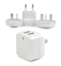 StarTech.com Cargador de Pared USB 2.0 de 2 Puertos para Tablets Smartphones - Cargador Blanco de Alta Potencia para Viajes