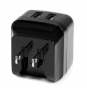 StarTech.com Cargador de Pared USB 2.0 de 2 Puertos para Tablets Smartphones - Cargador de Alta Potencia para Viajes negro