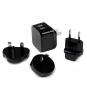StarTech.com Cargador de Pared USB 2.0 de 2 Puertos para Tablets Smartphones - Cargador de Alta Potencia para Viajes negro