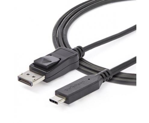 StarTech.com CDP2DP146B adaptador de cable de vÍ­deo 1,8 m USB Tipo C DisplayPort Negro