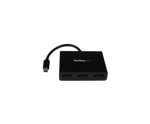 StarTech.com Concentrador MST - Mini DisplayPort a 3x DisplayPort - Negro