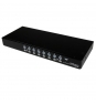 StarTech.com Conmutador KVM USB de 16 Puertos de Montaje en Rack de 1U con OSD - Negro
