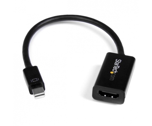StarTech.com Conversor de VÍ­deo Mini DisplayPort a HDMI con Audio â€“ Adaptador Activo MDP 1.2 para MacBook Pro â€“ 4K 30Hz - Negro