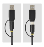 StarTech.com Dock Adaptador USB-C/USB-A a NVMe M.2 - 10Gbps - Lector Externo para SSD NVMe M.2 - Sin Herramientas - B+M/M-Key