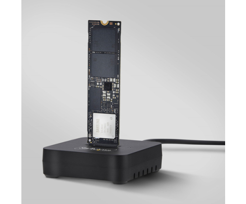 StarTech.com Dock Adaptador USB-C/USB-A a NVMe M.2 - 10Gbps - Lector Externo para SSD NVMe M.2 - Sin Herramientas - B+M/M-Key