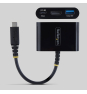 StarTech.com Dock Hub Multipuertos USB Tipo C a HDMI - Adaptador Multipuertos USB-C a HDMI - Carga de 140W - Hub Ladrón USB de 5Gbps - HDMI 4K60Hz - 