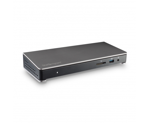 StarTech.com Dock Thunderbolt 3 para Pantalla Doble 4K 60Hz y 6x Puertos USB 3.0 - Negro