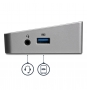 StarTech.com Docking Station USB 3.0 para Tres Monitores - 1x HDMI - 2x DisplayPort - USB3DOCKH2DP