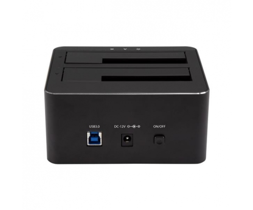 StarTech.com Docking Station USB 3.1 de 2 BahÍas SATA de 2,5 o 3,5 Pulgadas para SSD o Disco Duro Base de Conexión para Unidades de Disco - Negro