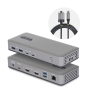 StarTech.com Docking Station USB-C de 2 Monitores HDMI - 4K 60Hz - Red Ethernet de 1Gbps - Dock Multipantalla - PD de 100W para Carga de Portátiles -