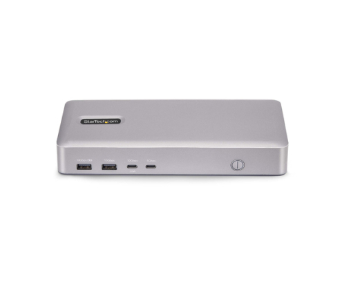 StarTech.com Docking Station USB4 - USB-C de 40Gbps - Vídeo Doble HDMI - Hasta 1x 8K 60Hz 4:4:4 (RGB) o 2x 4K 120Hz 4:2:2 - con Hub Ladrón 6x USB - 